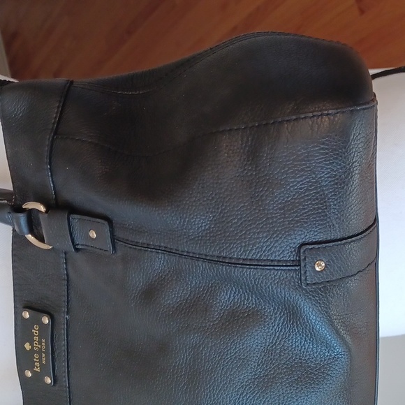 Kate Spade Berkshire Road Teegan Large Black Leather Shoulder Bag/ Satchel - Picture 5 of 16